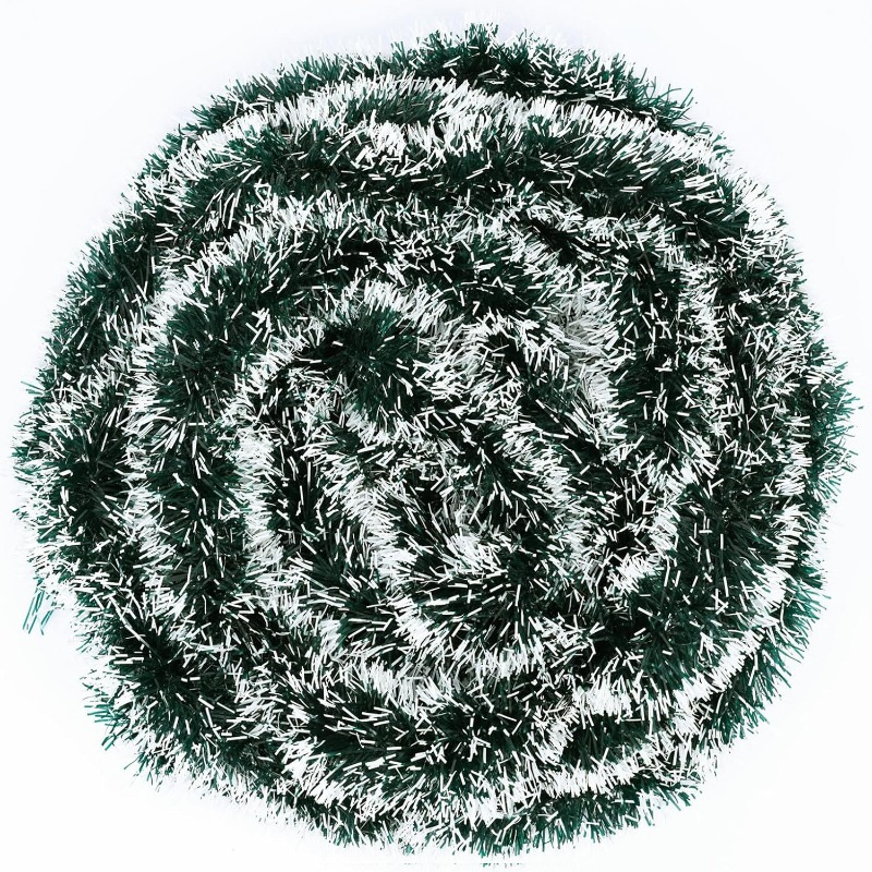 Christmas Tinsel Ribbons Green - Tinsel Garland Decoration review and price