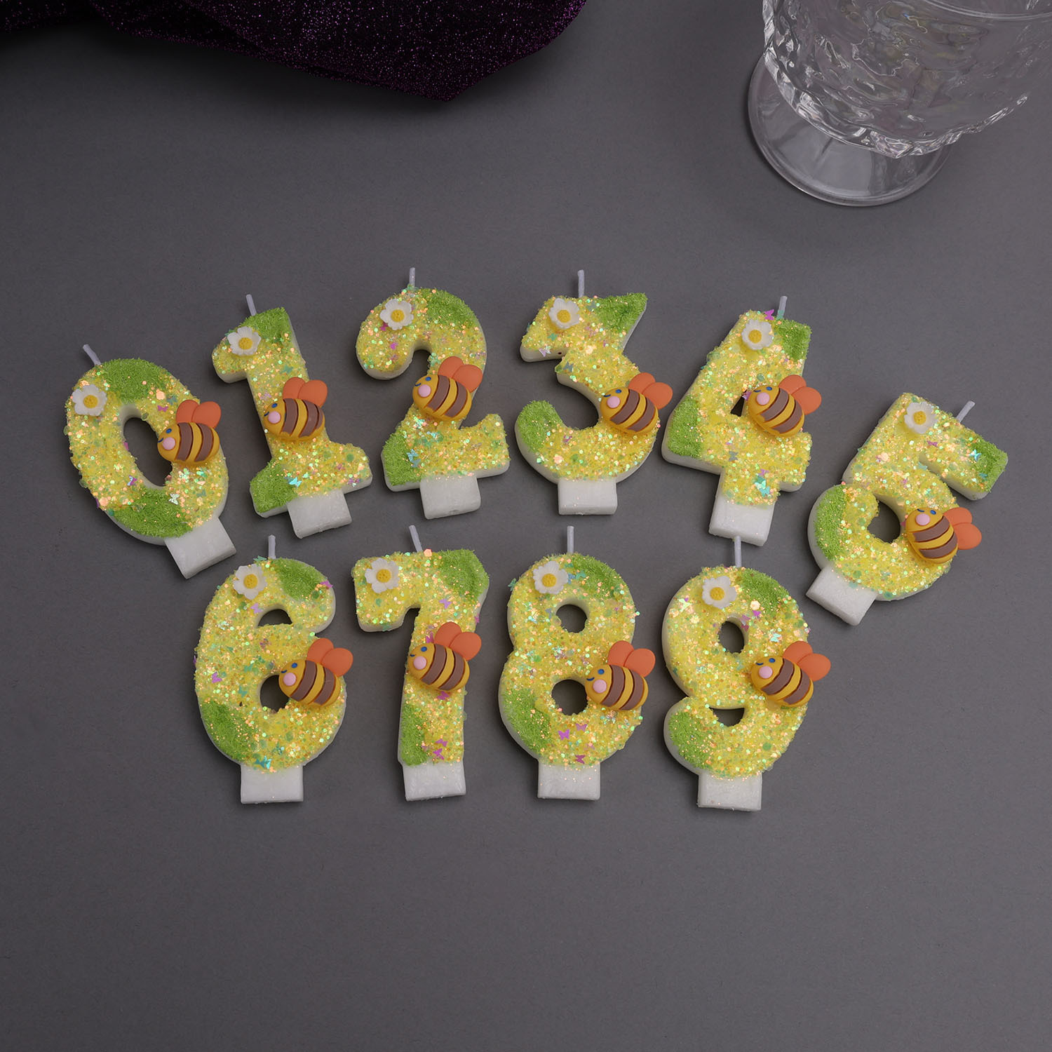 Yellow-Green Digital Candles,  - Holiday Candle Set review and price