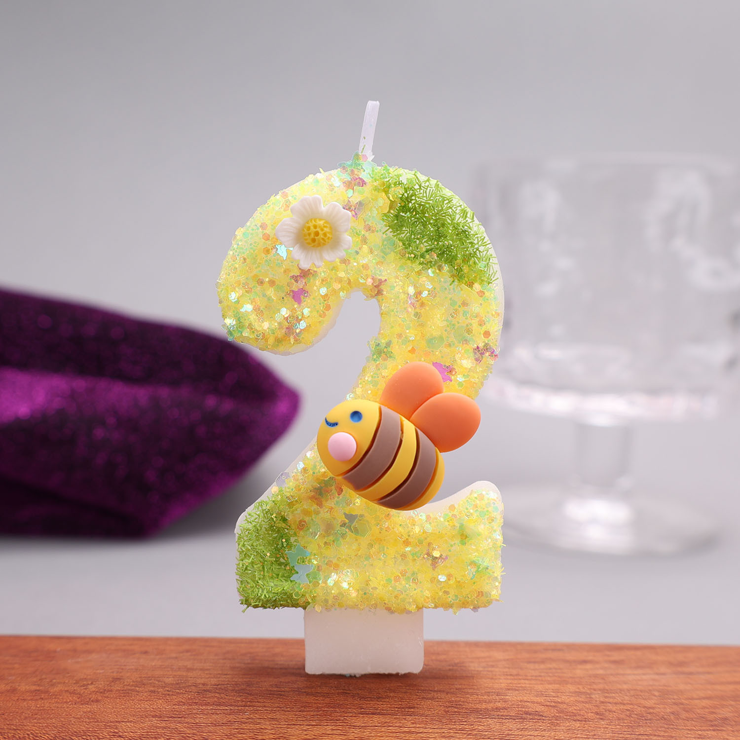 Yellow-Green Digital Candles,  - Holiday Candle Set review and price