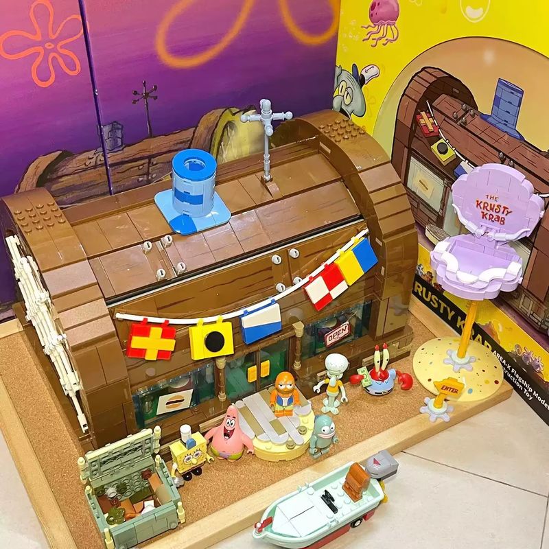 SpongeBob Krusty Krab Area-X B - Lego Set Technic review and price