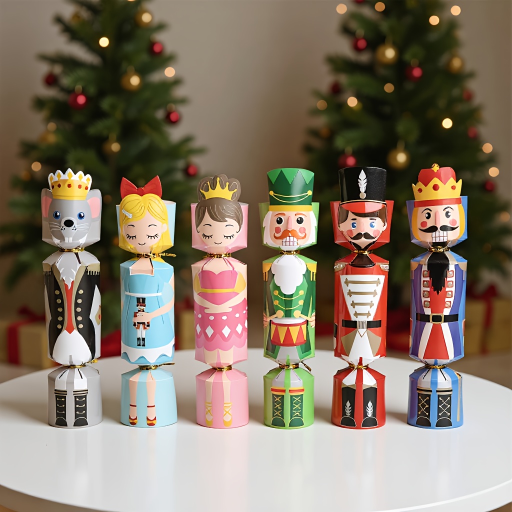 24Pcs Christmas Cracker Nutcra - Nutcracker Figurine review and price