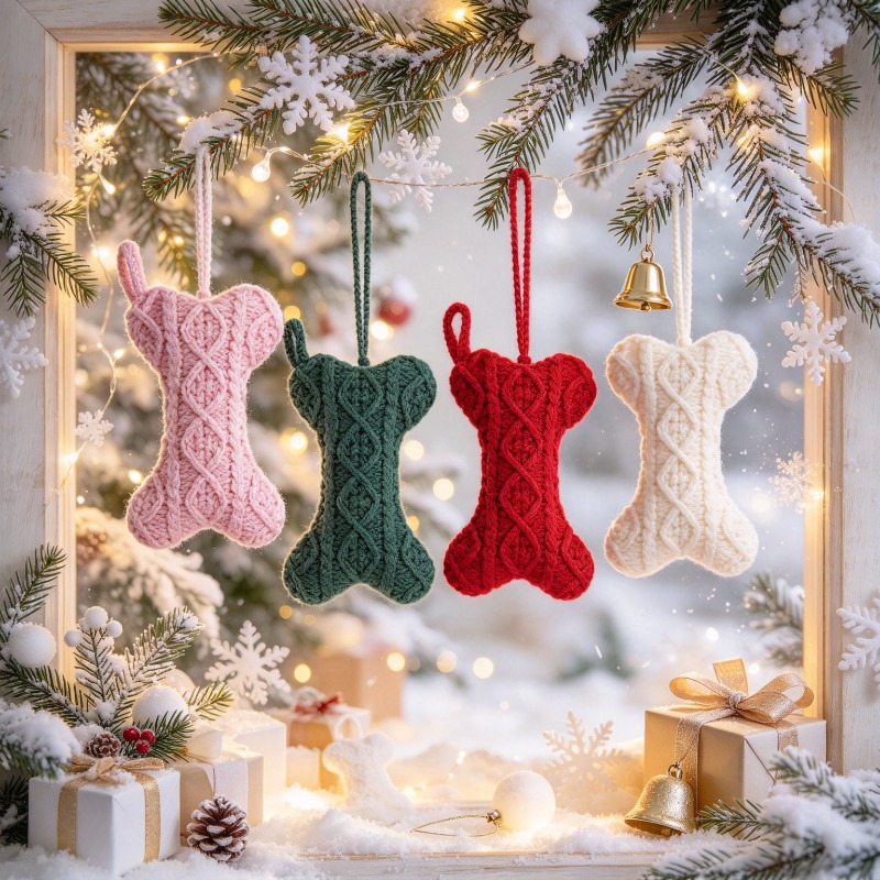 Multicolor Cable Knit Bone Sha - Christmas Stocking Hanging review and price