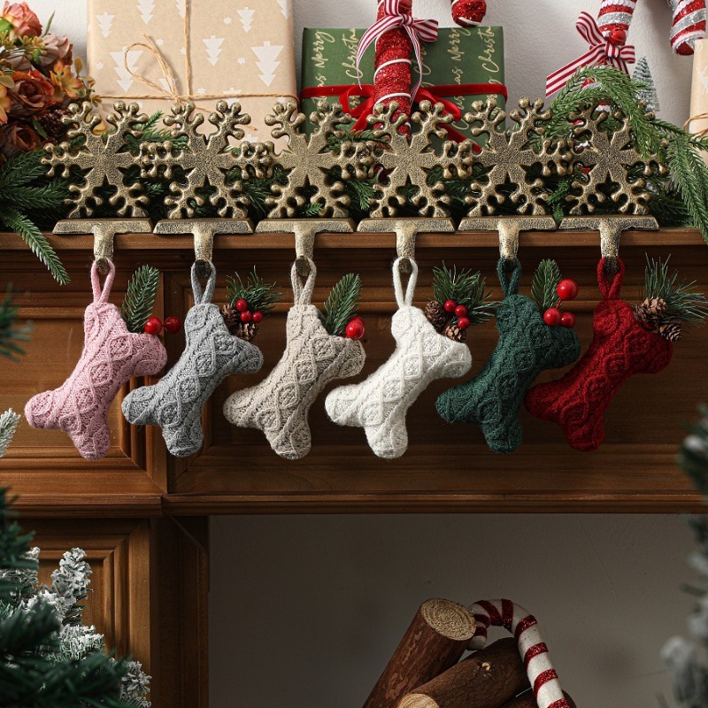 Multicolor Cable Knit Bone Sha - Christmas Stocking Hanging review and price