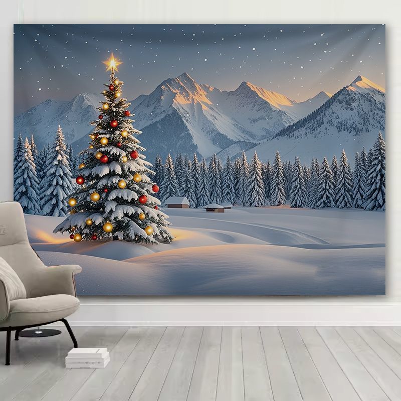VIKAMA Snow Mountain Christmas - Christmas Tree Artificial review and price