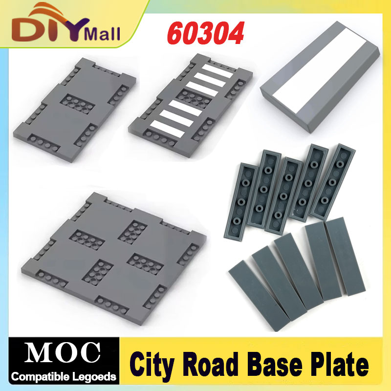 MOC City Road Baseplate Set Fl - Lego Set City review and price